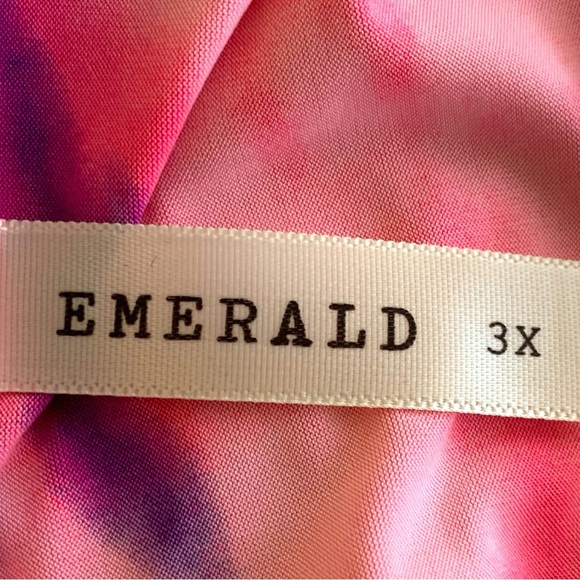 EMERALD MULTICOLORED  TUNIC DRESS. WOMEN’S SIZE 3X - Picture 6 of 6